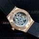 Perfect Replica Hublot Big Bang Rose Gold Case Blue Roman Hollow Face 45mm Watch (4)_th.jpg